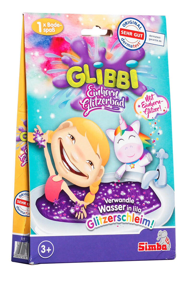 Glibbi Enhjørning Glitterbad Simba