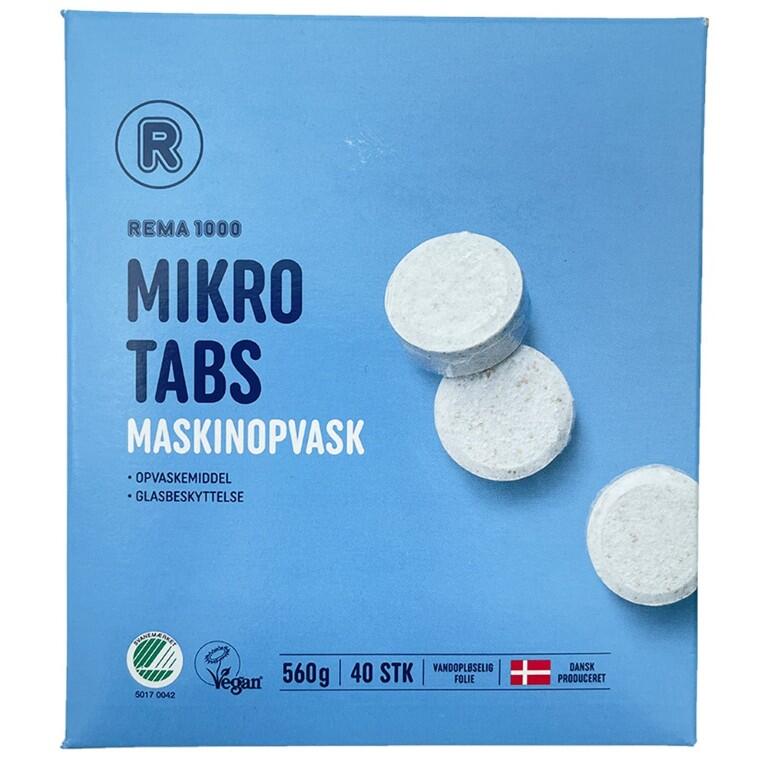 Mikro tabs maskinopvask Rema 1000