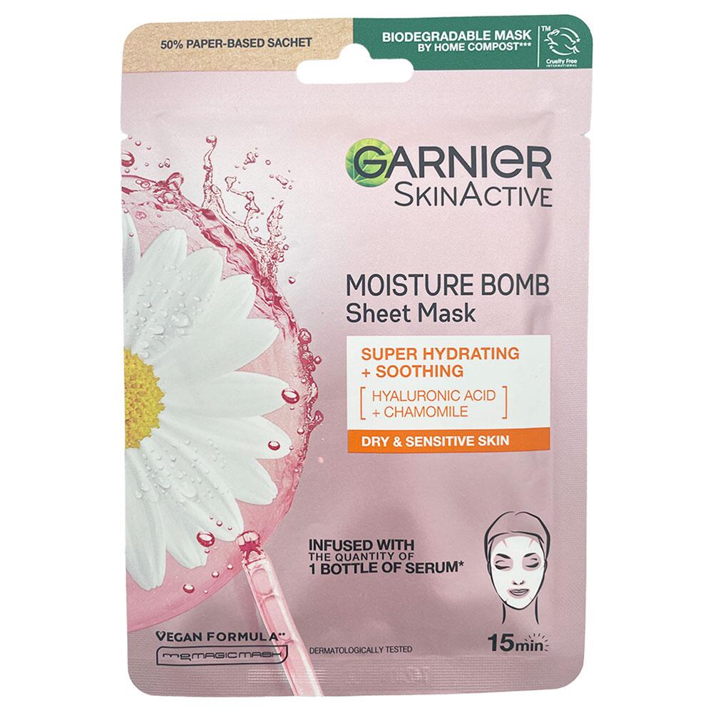 Moisture bomb sheet mask dry & sensitive skin Garnier
