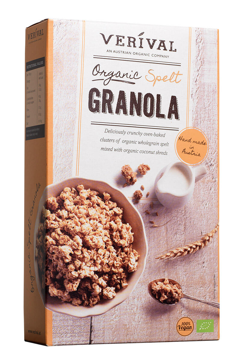 Organic spelt Granola Veríval