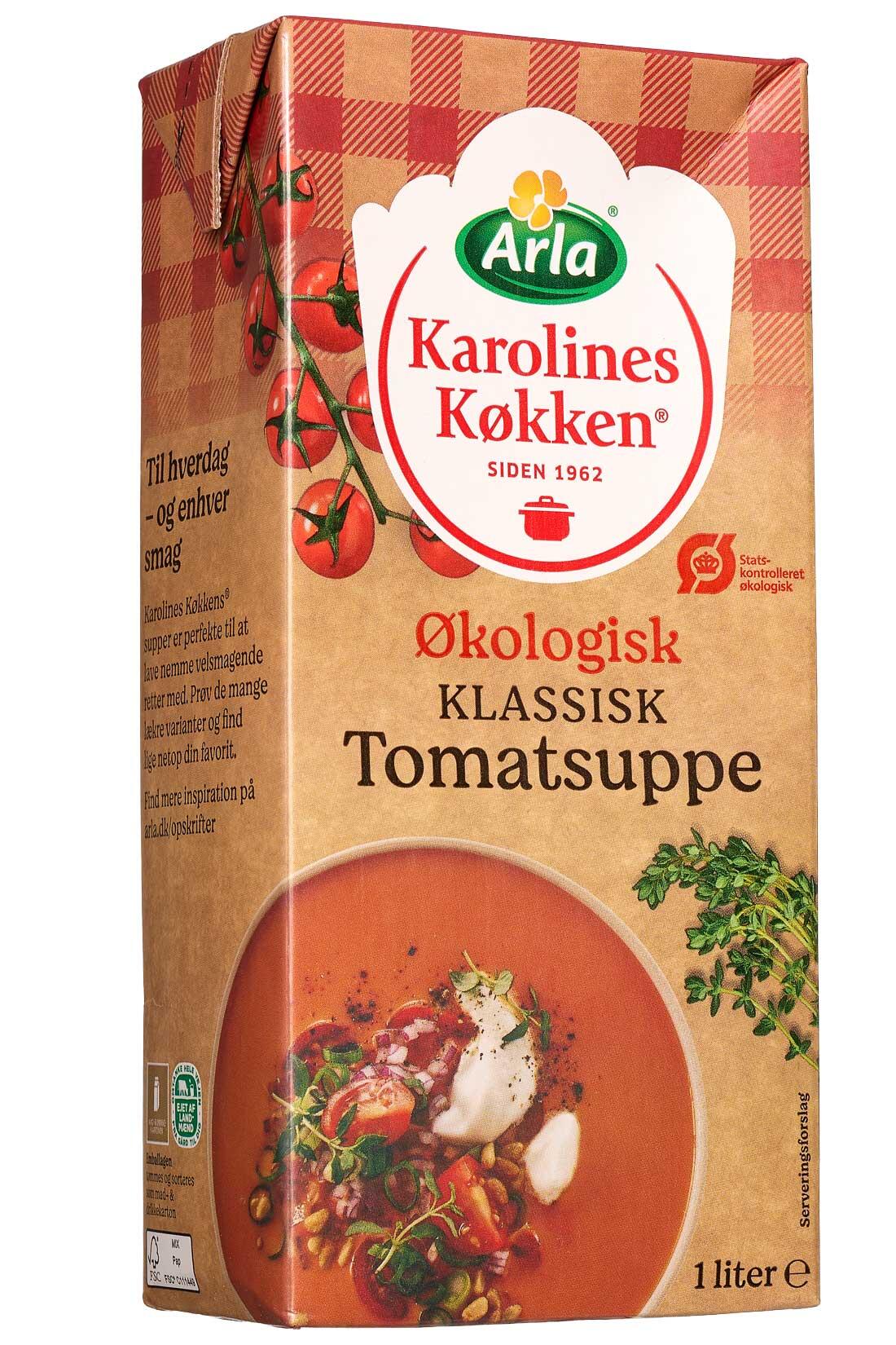 Økologisk klassisk tomatsuppe Karolines Køkken