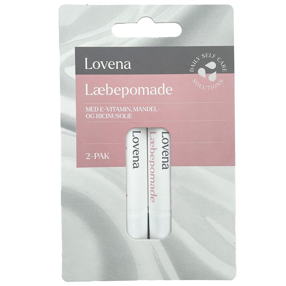 Læbepomade 2-pak Lovena