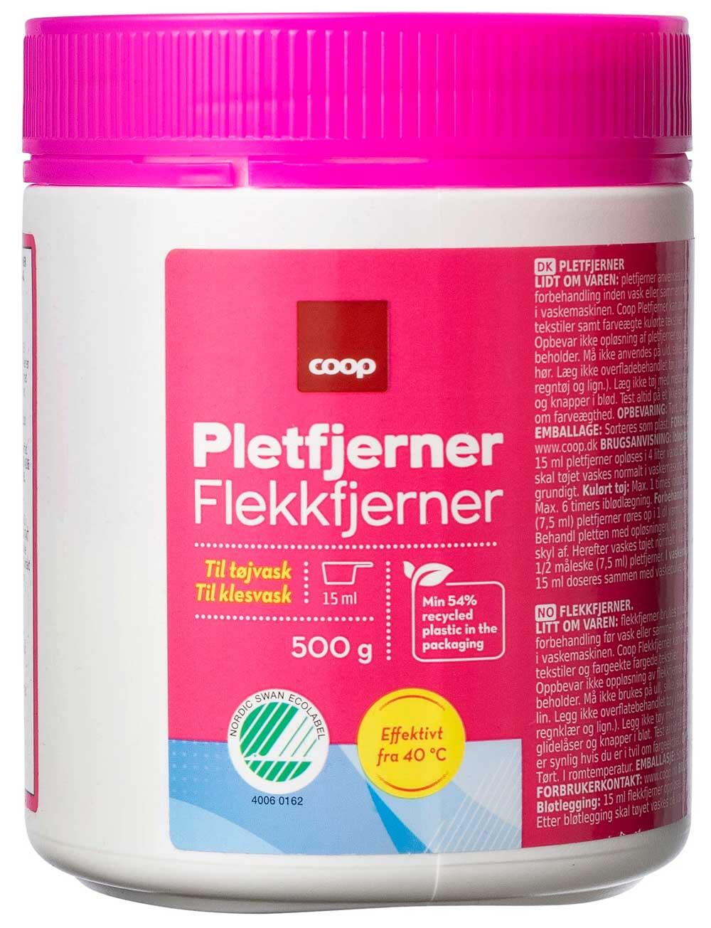 Pletfjerner pulver (iblødsætning) COOP
