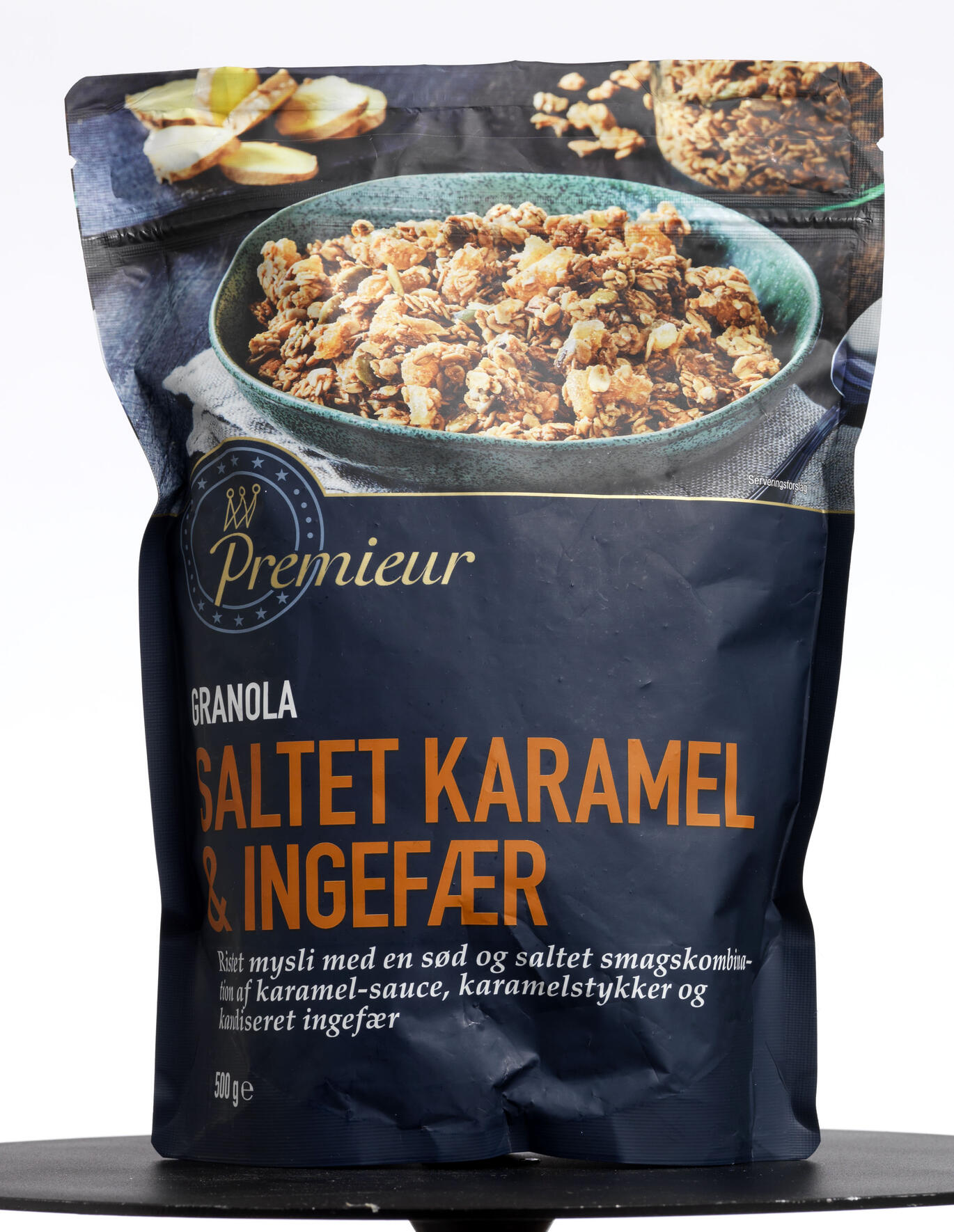 Granola saltet karamel & ingefær Premieur