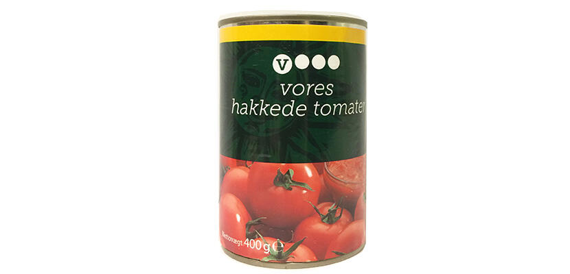 Hakkede tomater Vores