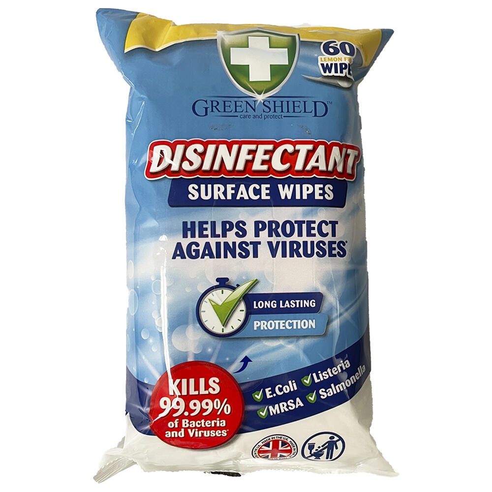 Disinfectant Surface wipes Green Shield