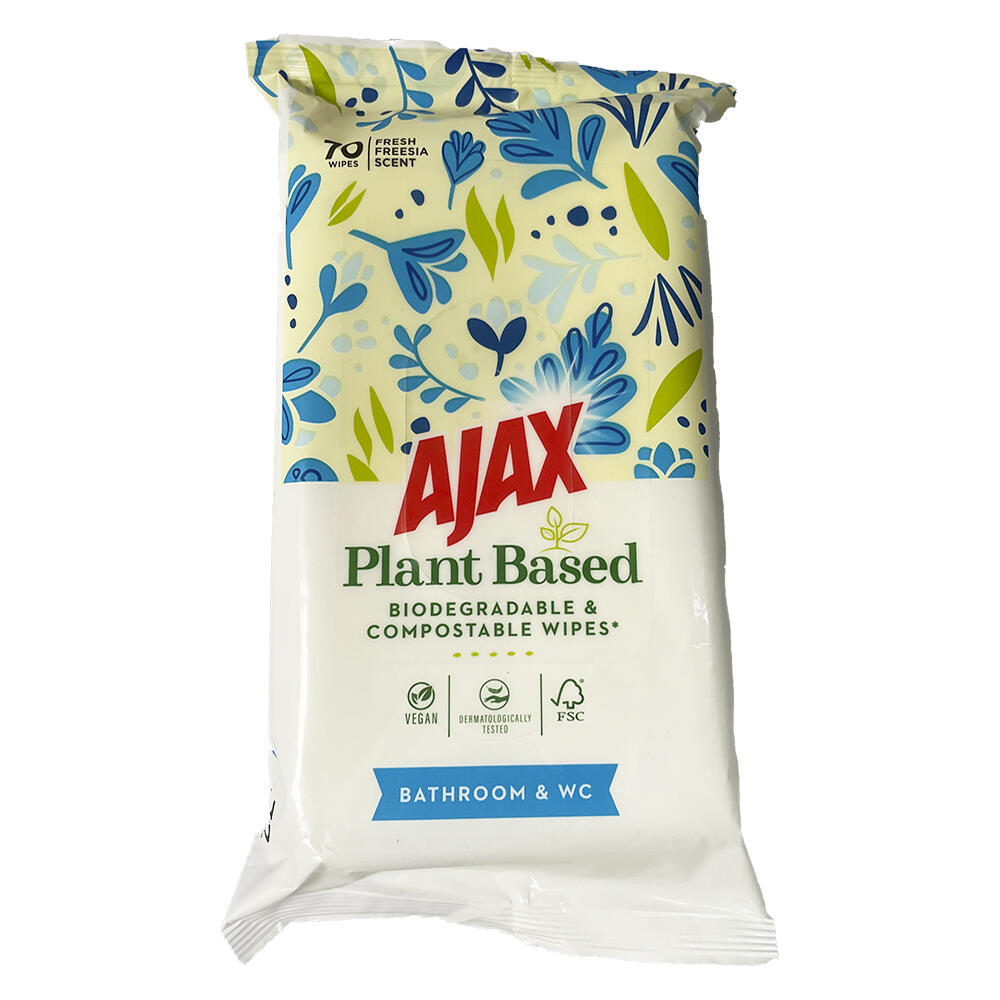 Plant based Bathroom & WC wipes Ajax