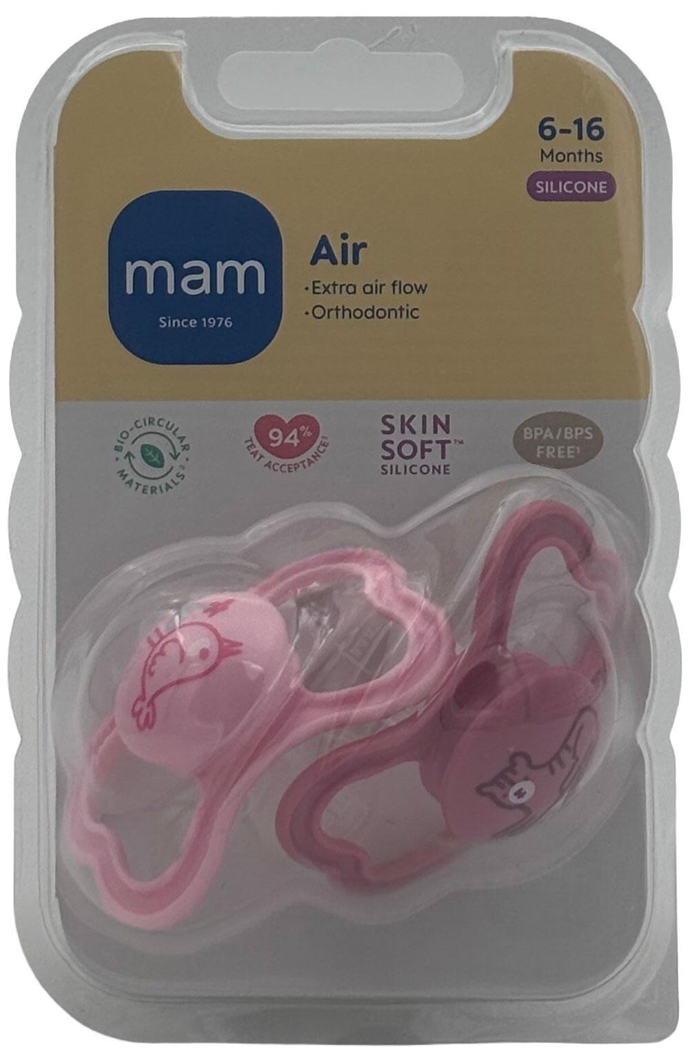 Air, Anatomiske sutter silikone Mam