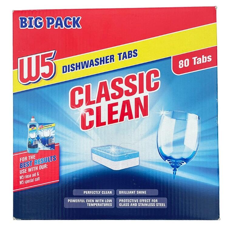 Dishwasher tabs classic clean W5