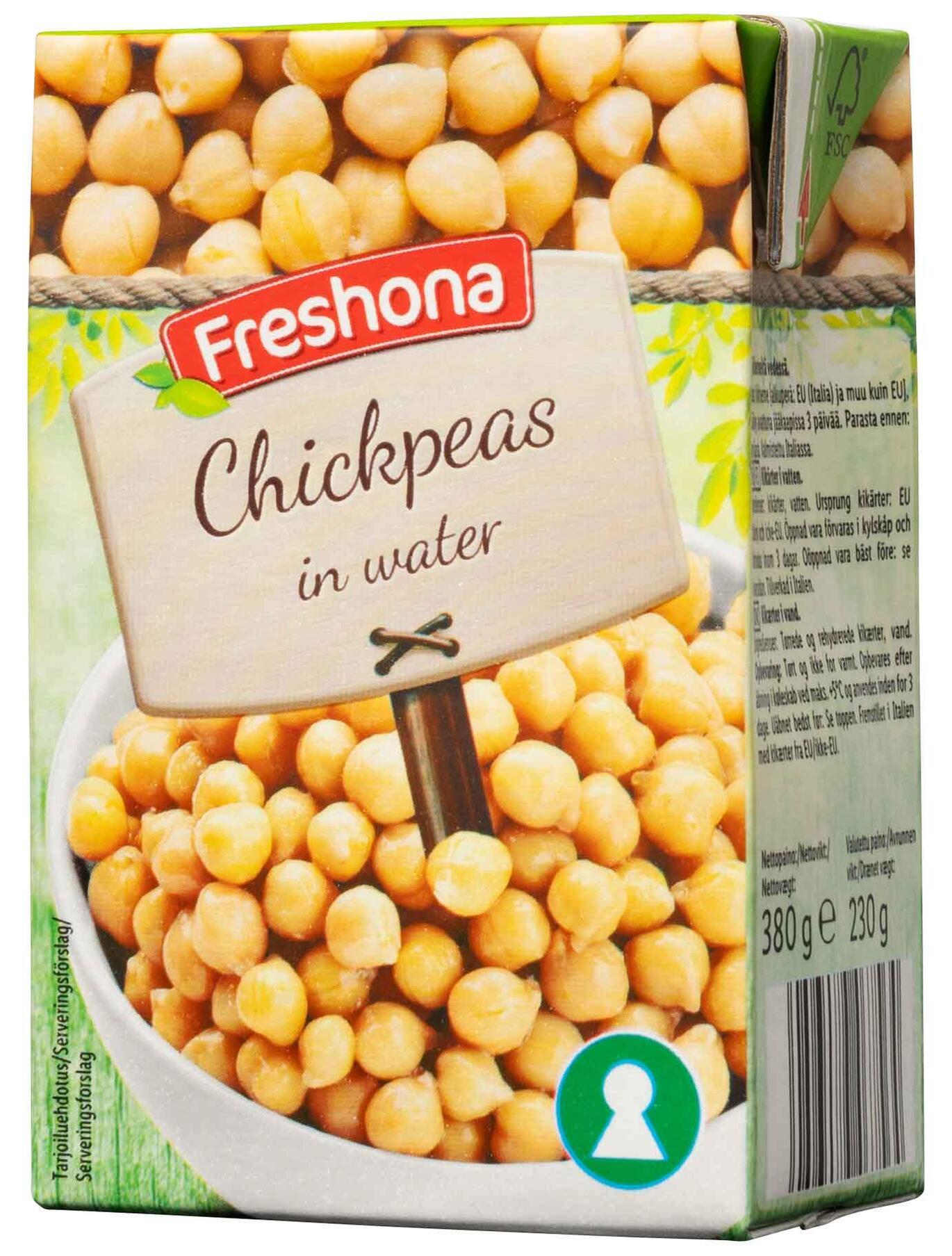 Chickpeas in water Freshona