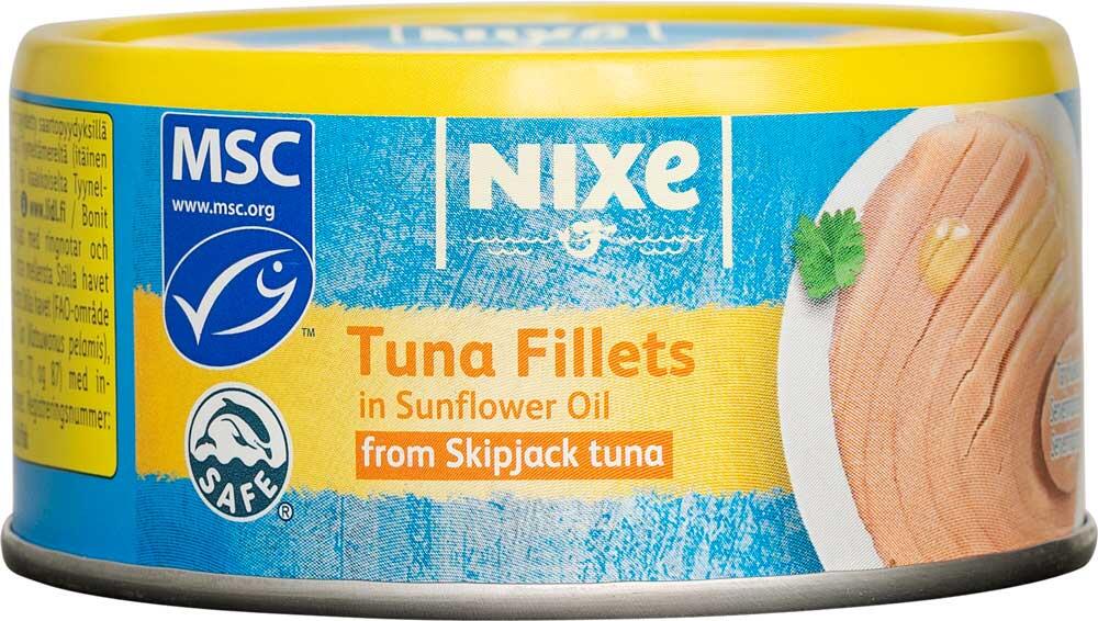 Tuna Fillets in Sunflower Oil Nixe