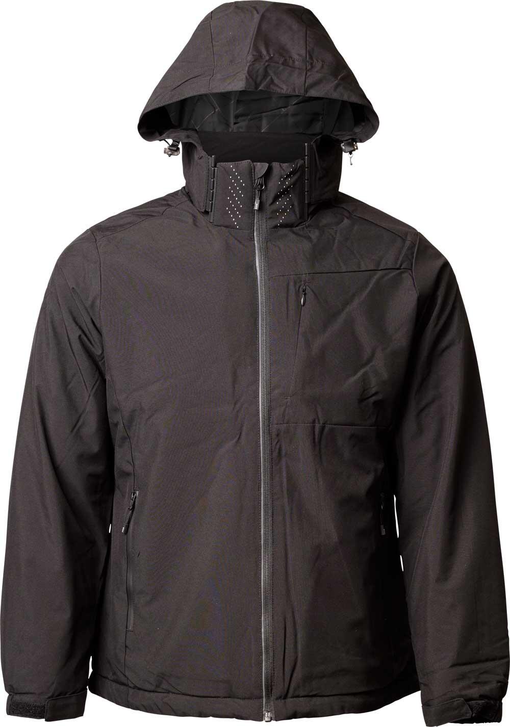 KFE (Shishishiyichenqianfuzhuangshangxing(getigongshanghu)), Women'S Casual Outdoor Thickened Soft Shell Jacket, Waterproof and Windproof Detachable Hood Ski Parka with Zipper Closure, Long Sleeve Solid Color Polyester Woven Jacket with Pockets Temu