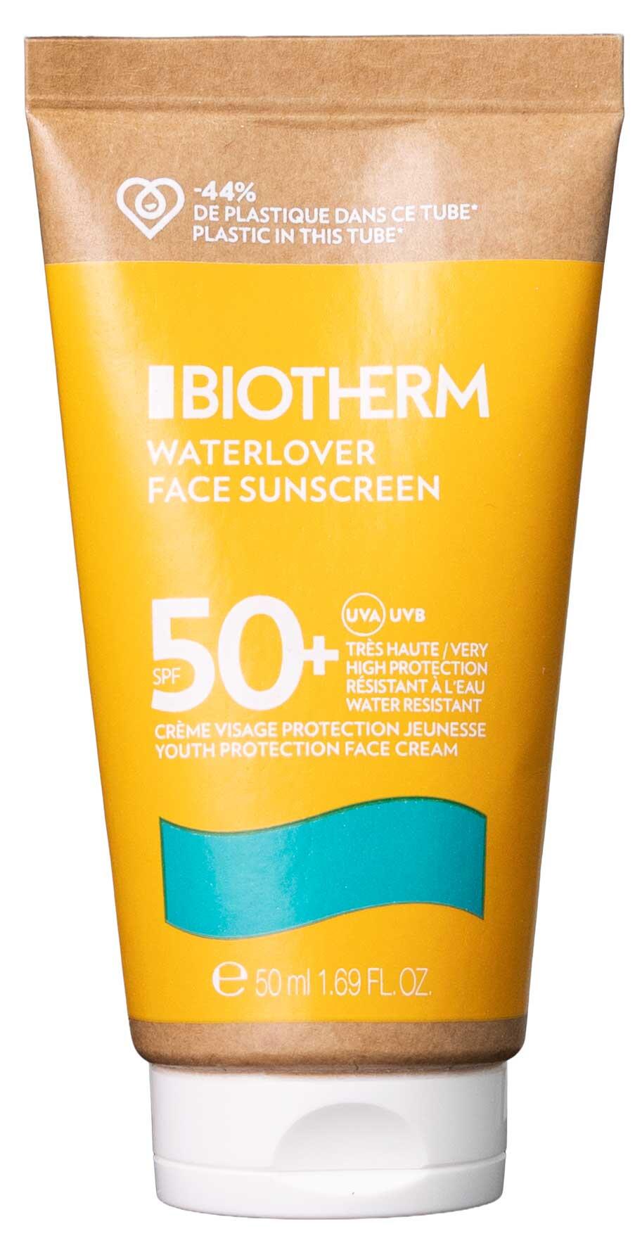Waterlover Face sunscreen SPF 50+ Biotherm