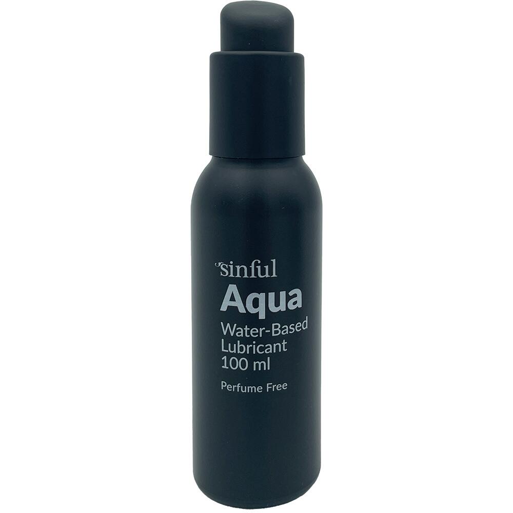 Aqua water-based lubricant Sinful