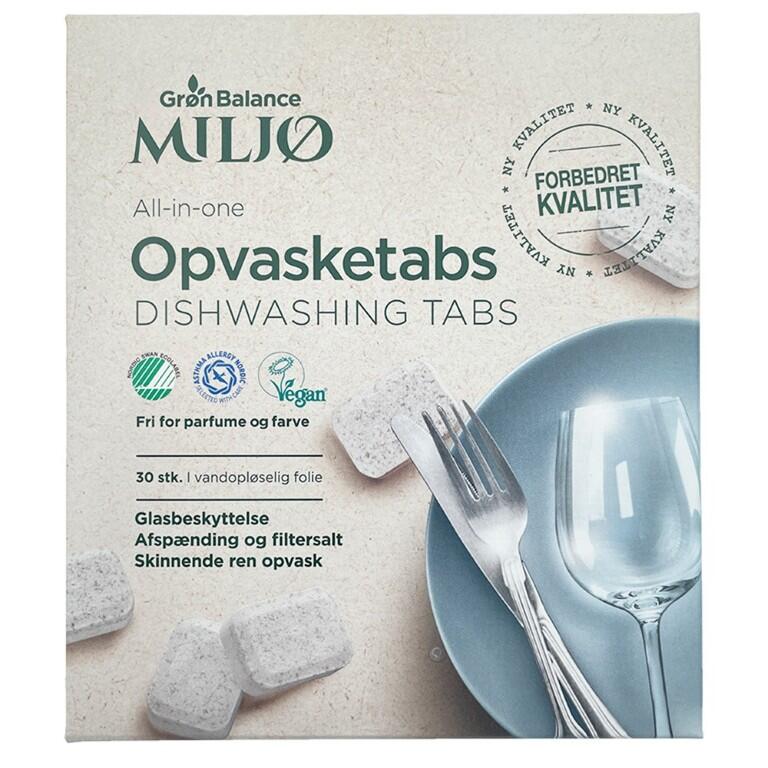 All-In-One Opvasketabs Grøn Balance