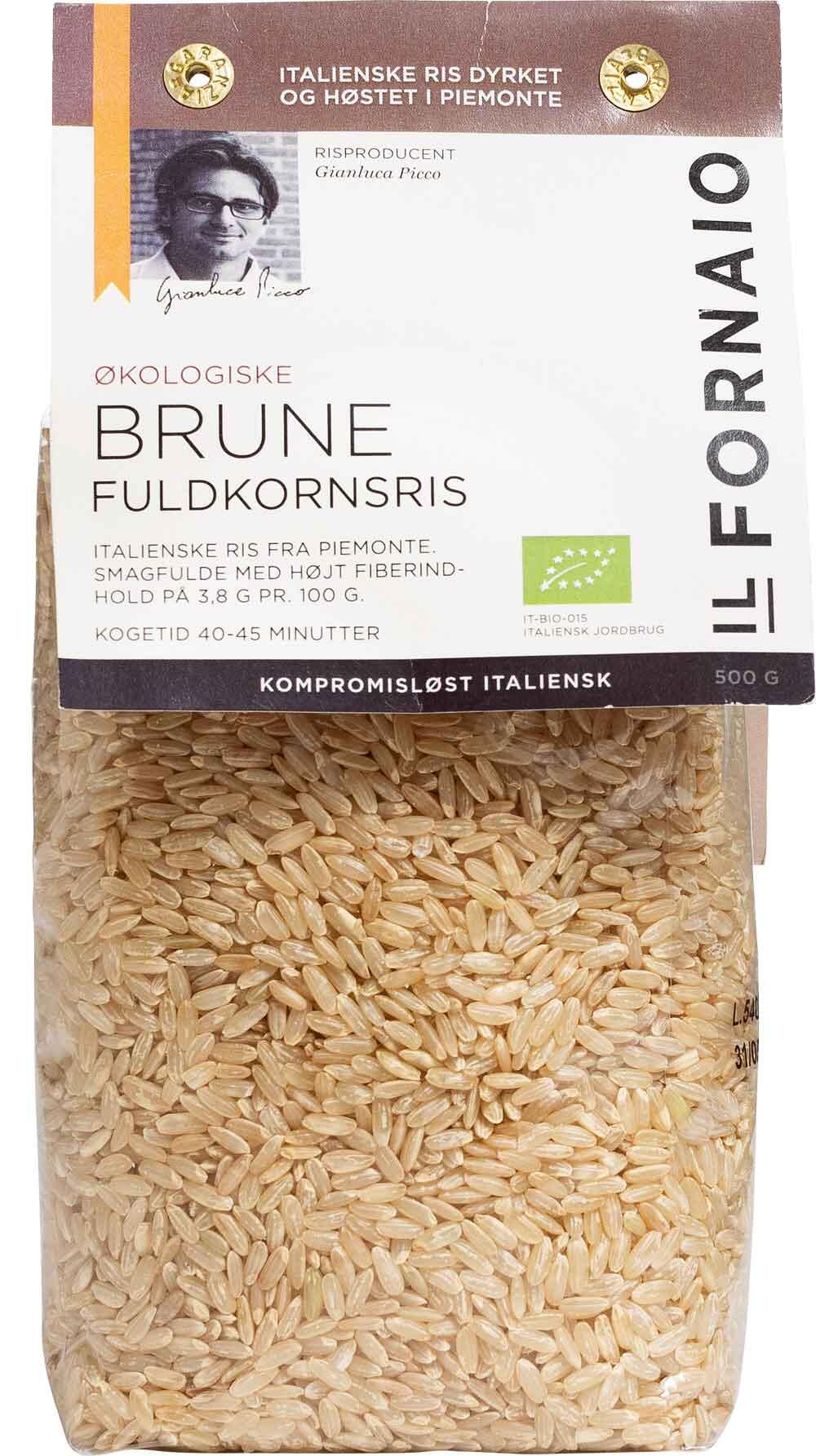 Økologiske Brune fuldkornsris Il Fornaio