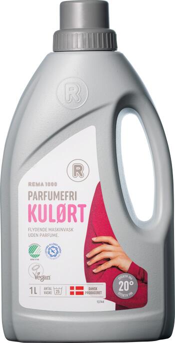 Kulørt parfumefri flydende Rema 1000