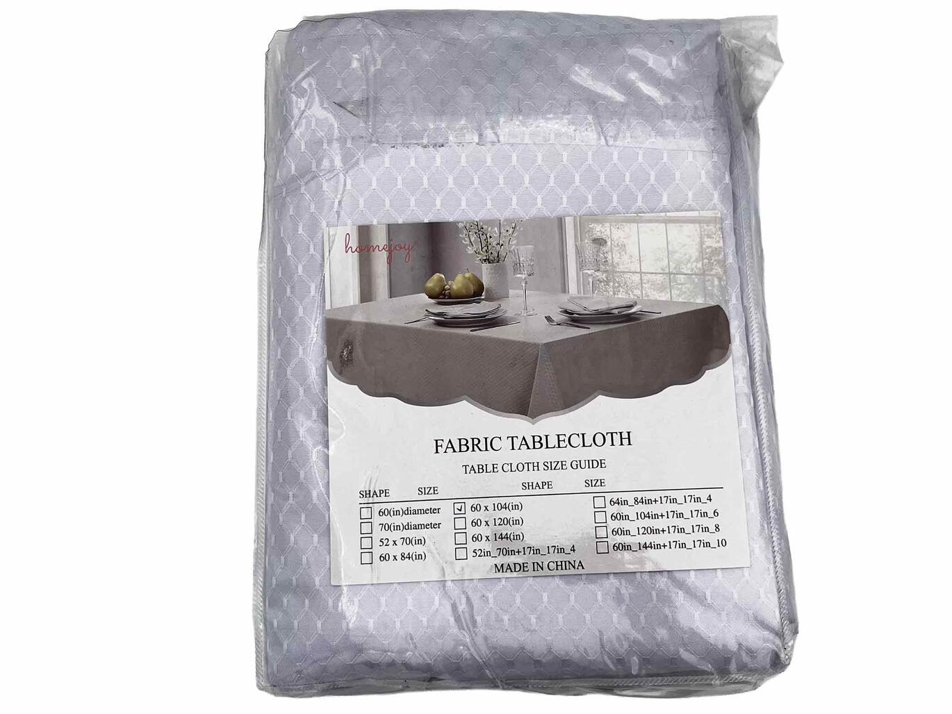 Fabric tablecloth white Temu