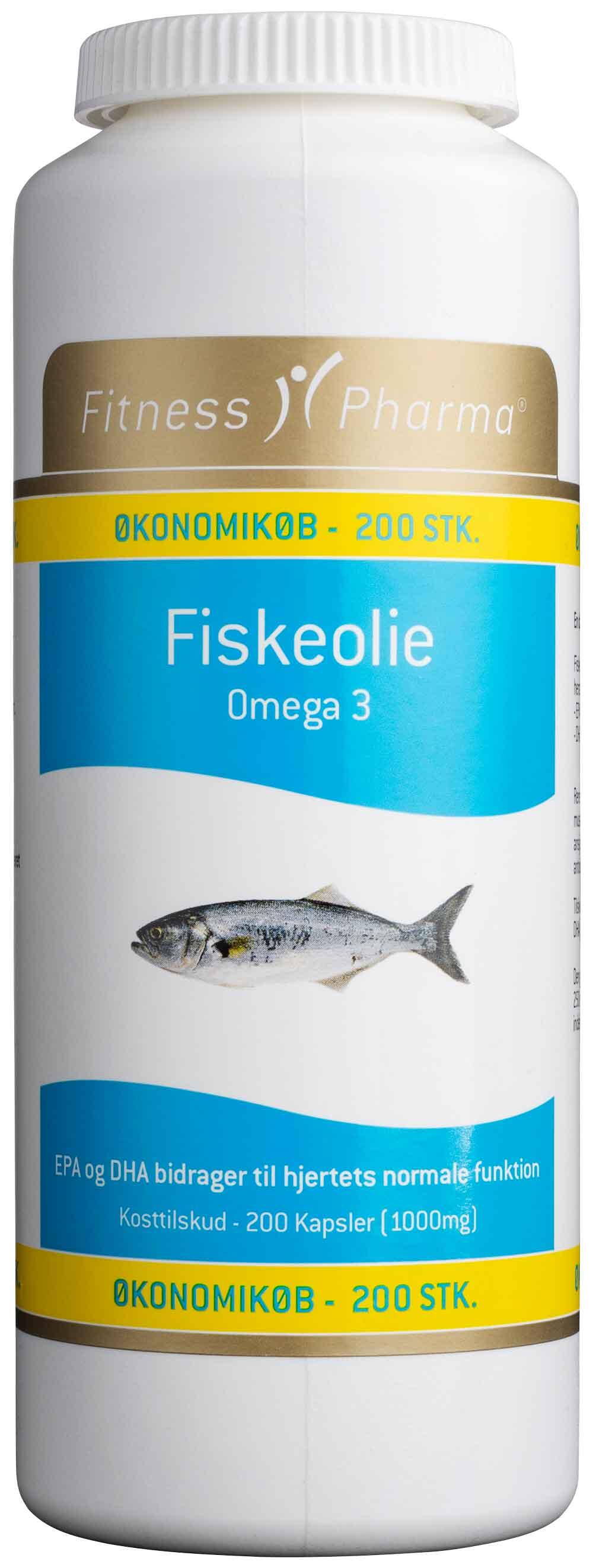 Fiskeolie Omega 3 Fitness Pharma