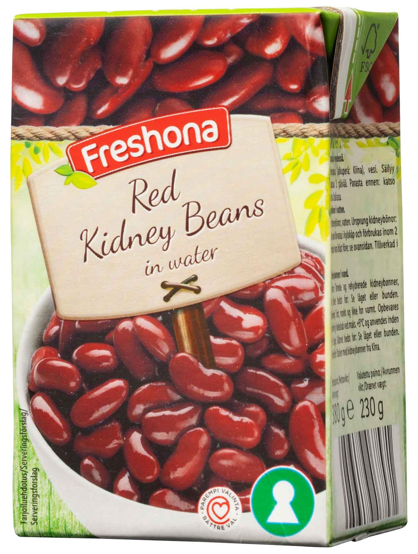 Red Kidney Beans in water Freshona