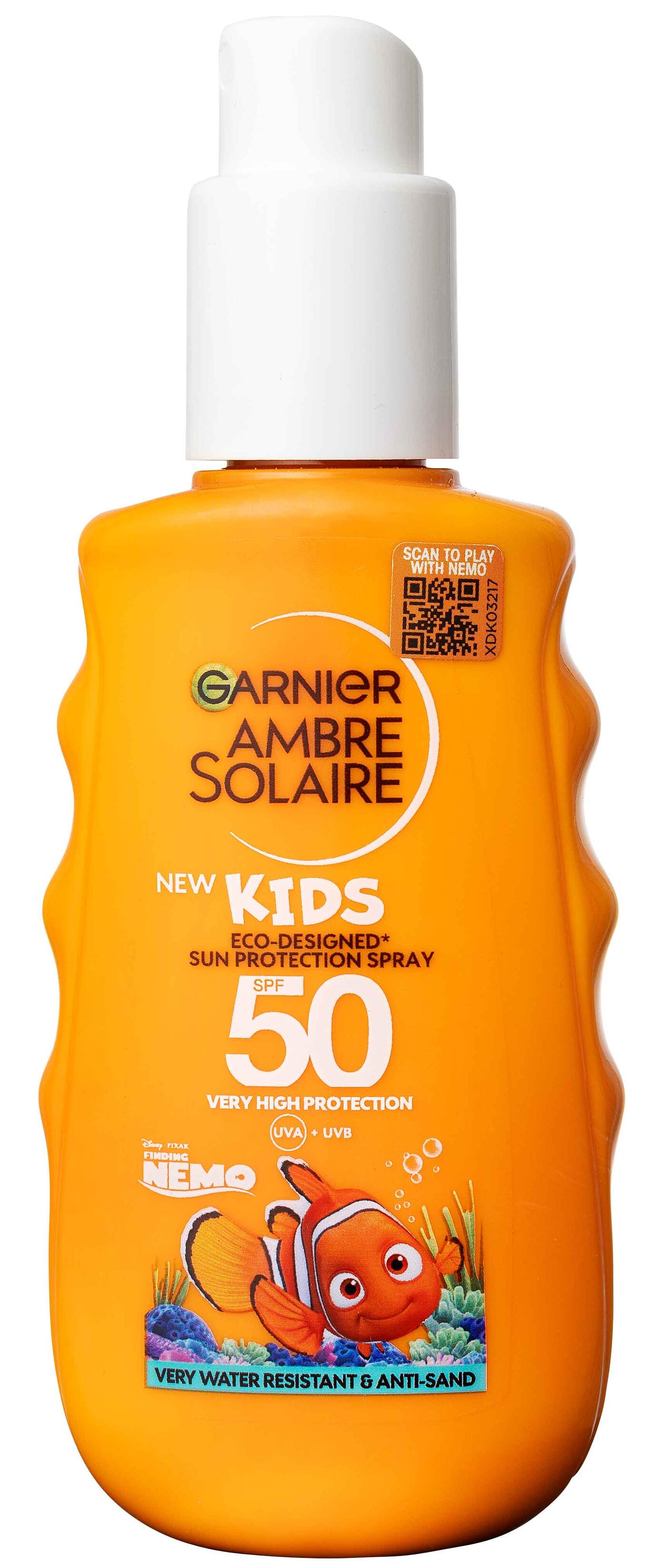 Kids Sun protection spray Find Nemo SPF 50+ Garnier Ambre Solaire
