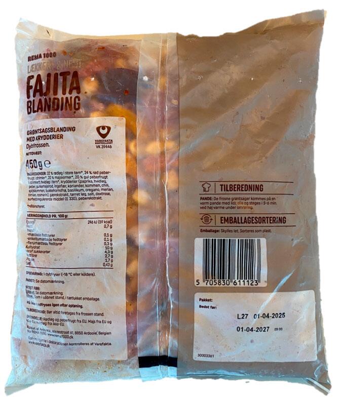Lækkert og Nemt Fajitablanding REMA 1000