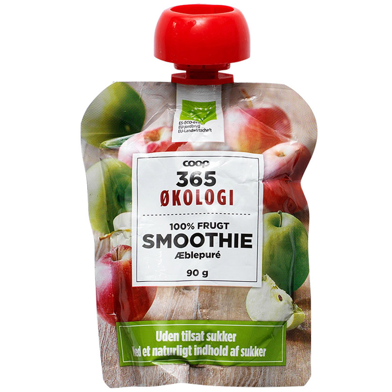 100% frugt smoothie Æblepuré Coop 365 økologi