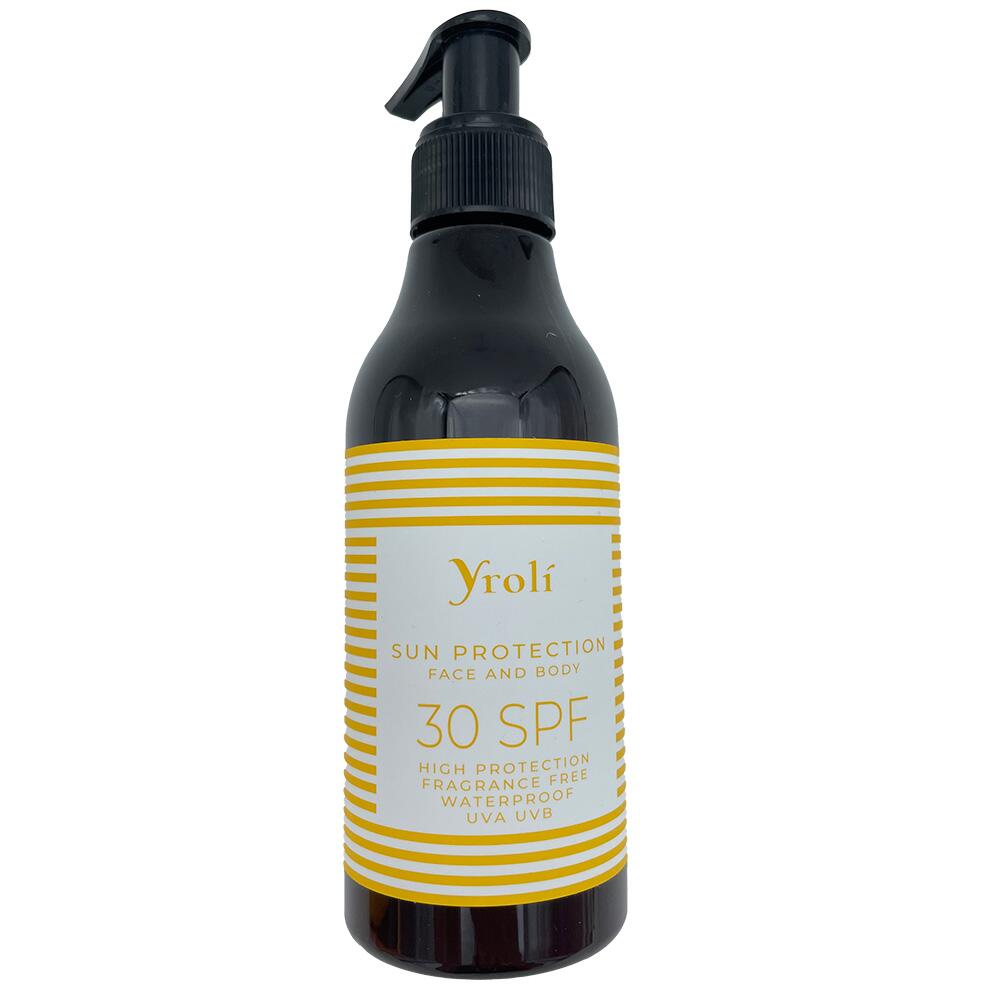 Sun protection Face and body SPF 30 Yroli
