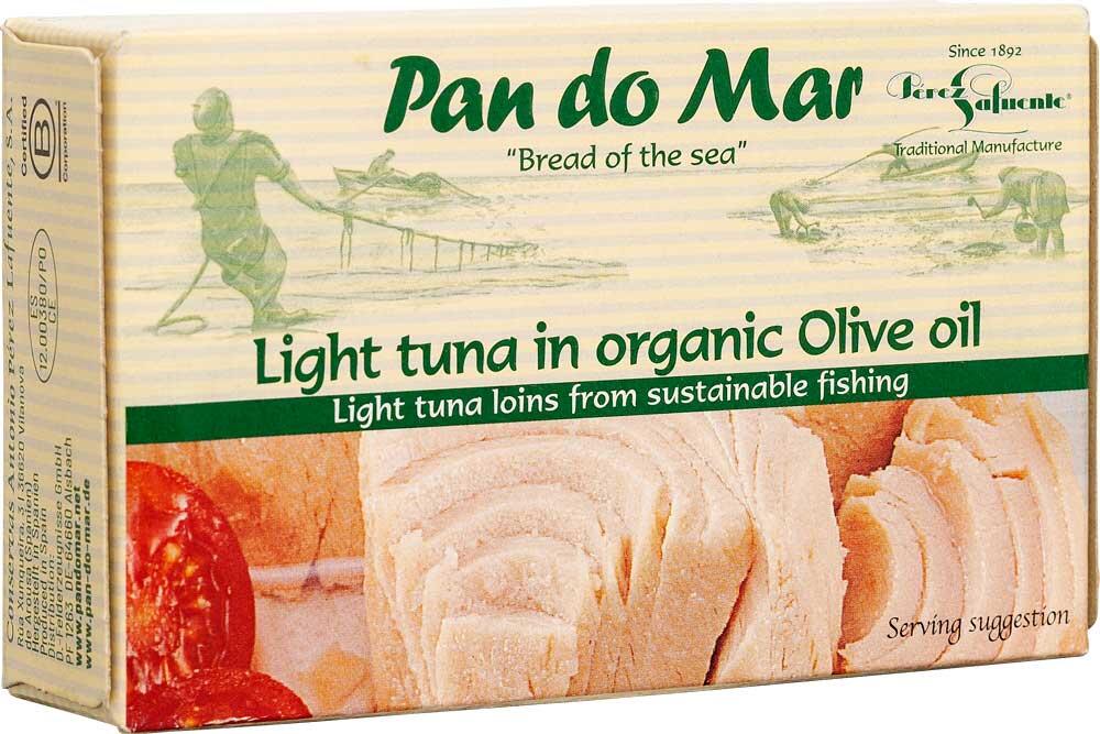 Light tuna in organic Olive oil Pan do Mar