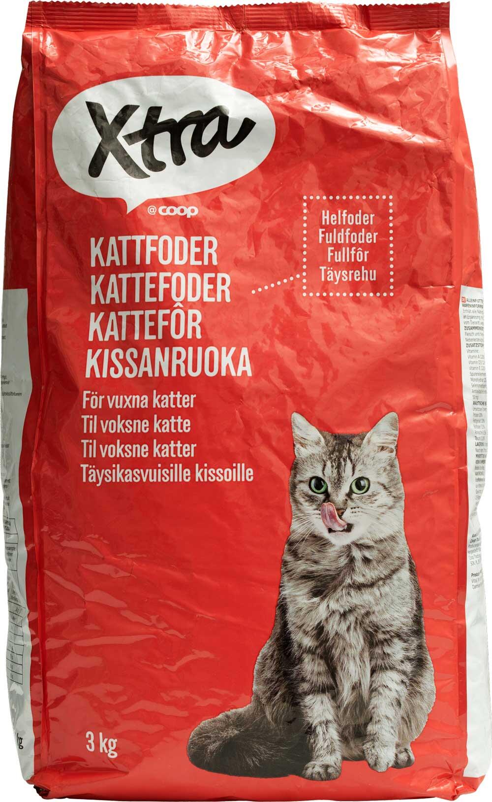 Kattfoder för vuxna katter Xtra (Coop)