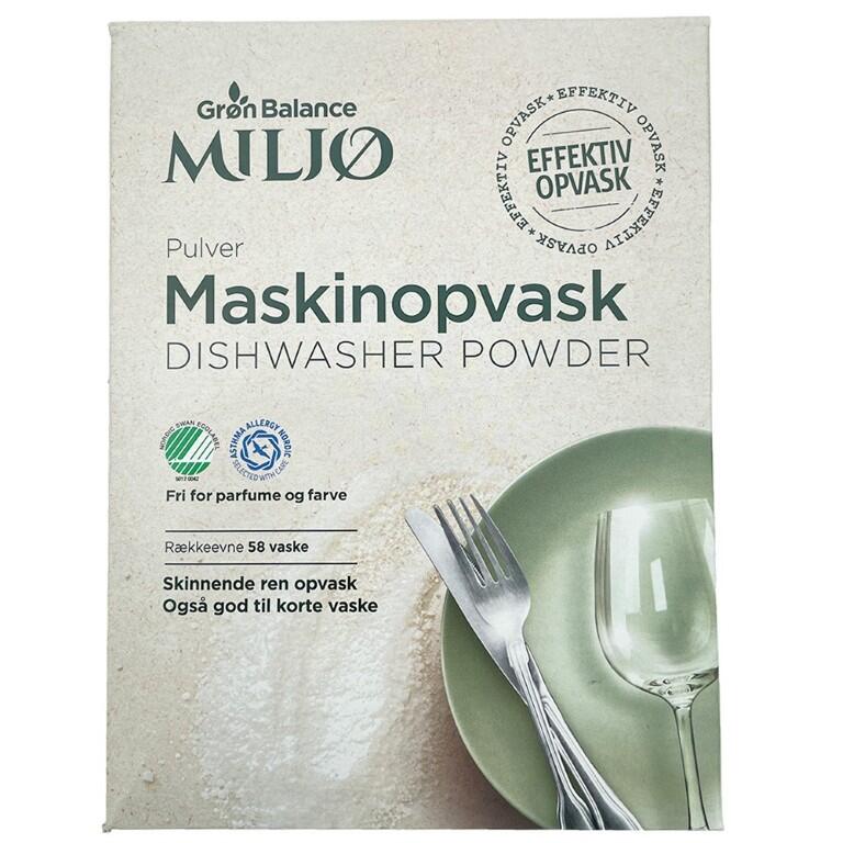 Pulver maskinopvask Grøn Balance