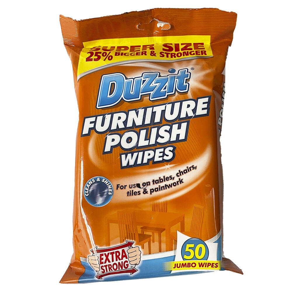 Furniture Polish Wipes Duzzit
