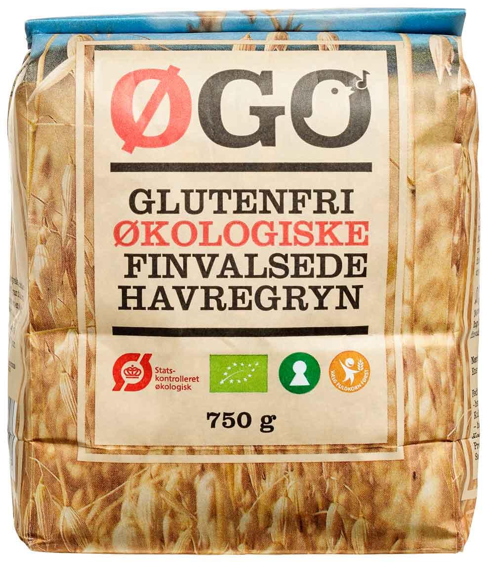 Glutenfri Økologiske finvalsede havregryn ØGO