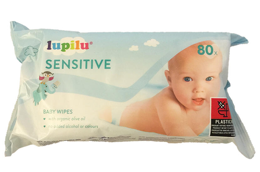 Sensitive baby wipes Lupilu