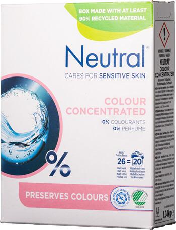 Colour concentrated vaskepulver Neutral