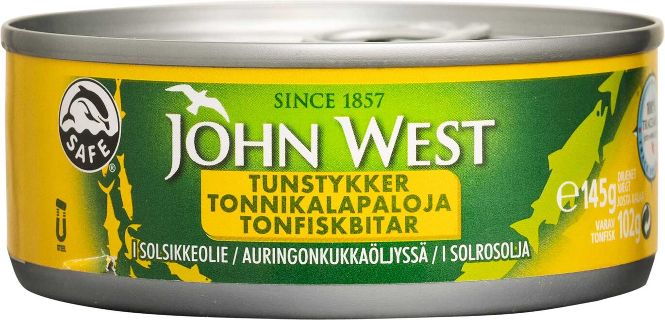 Tunstykker i solsikkeolie John West