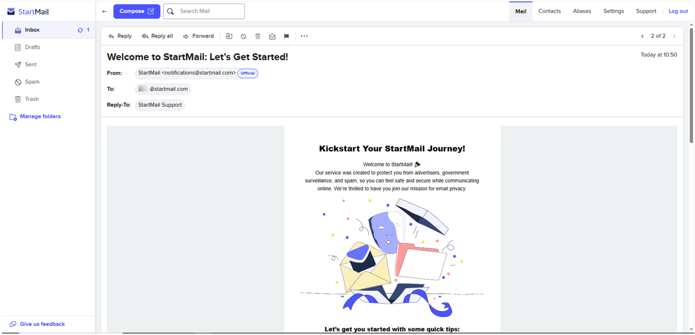 Emailudbyder StartMail