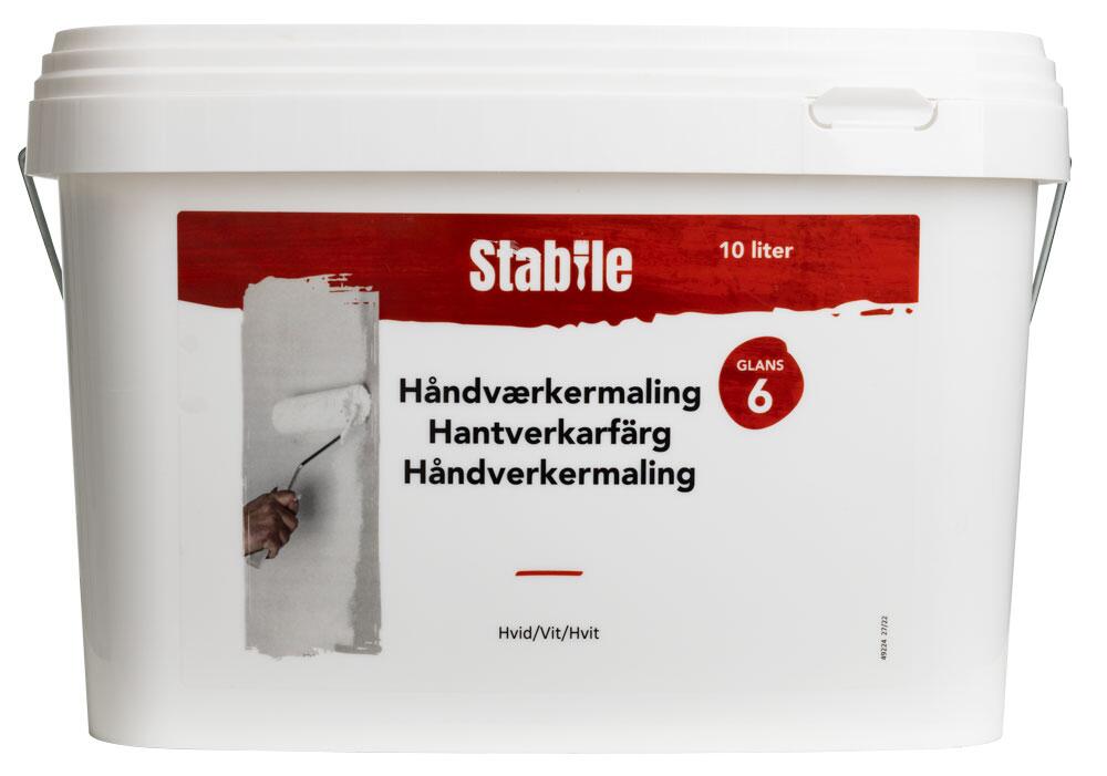 Håndværkermaling Hvid Stabile (jem&Fix)