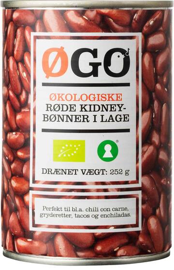Økologiske Kidneybønner i lage Øgo