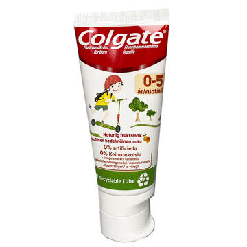 Naturlig frugtsmag 0-5 år tandpasta Colgate