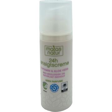 Matas Natur Aloe vera & e-vitamin 24H ansigtscreme