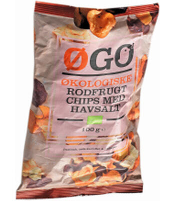 ØGO Økologiske Rodfrugt chips med havsalt