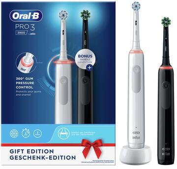 Oral-B Pro 3 3900 CrossAction White & Black