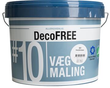 DecoFREE 10 Vægmaling (021 Hvid/A-base)