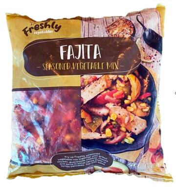 Freshly vegetables Fajita - seasoned vegetable mix