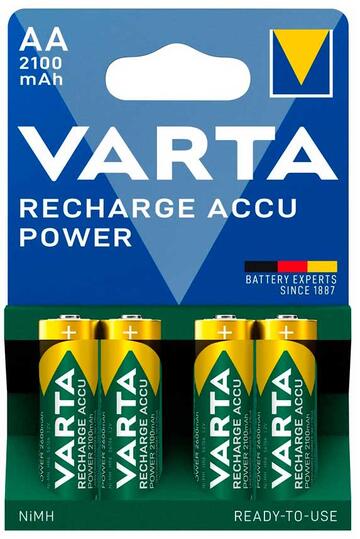 Recharge Accu Power AA 2100 mAh Varta