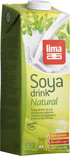 Soya drink, Natural Lima