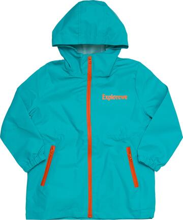 Explorewe Outdoor Casual Style Tween Girl Girls Mid-Length Adjustable Waist Softshell Jacket, Suitable For Outdoor Camping, City Street Photography, And Daily Casual Wear Shein