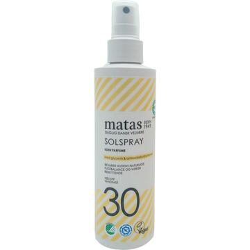 Solspray uden parfume SPF 30 Matas Striber