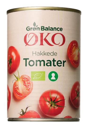 Grøn Balance Øko hakkede tomater